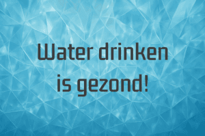 water drinken is gezond
